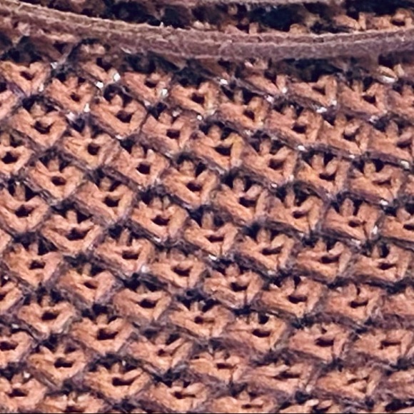 🌟HP🌟NWOT Packable Wide Brim Brown Knit & Seed Bead Band Hat by San Diego Hat Co. - Picture 15 of 15